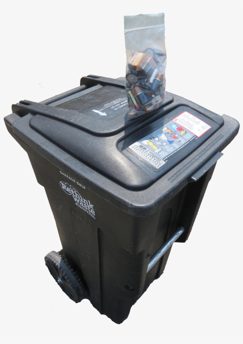 Alkaline, Button) And Cell Phones Inside A Sealed Clear - Battery Recycling, transparent png #4933357