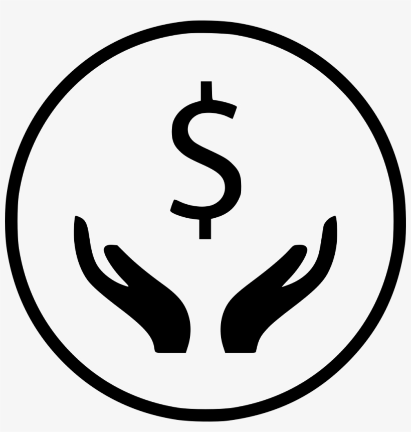 Hands Hand Dollar Sign Wealth Rich Comments - Hand With Dollar Sign, transparent png #4934239