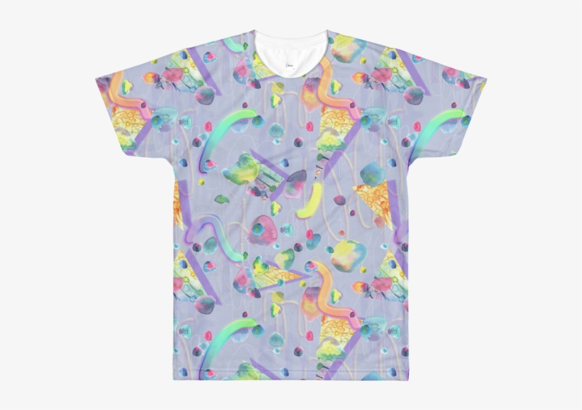 Squiggle Stones Unisex All Over Printed T Shirt • Kirsten - T-shirt, transparent png #4936234