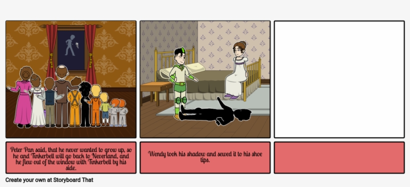 Peter Pan - Storyboard, transparent png #4936542