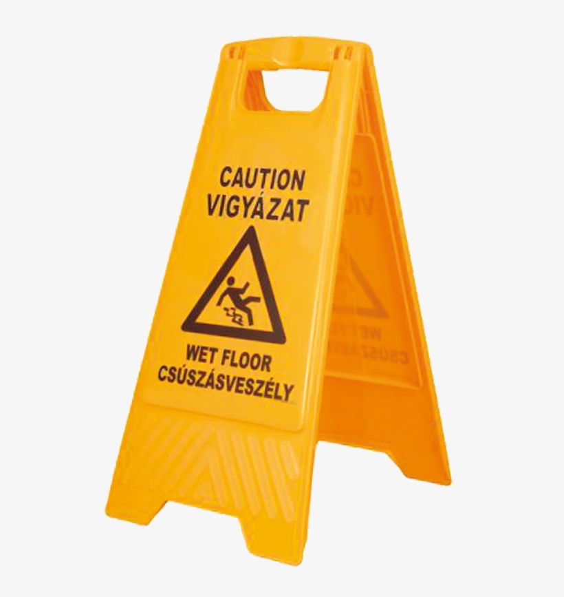 Msz 3508 Csuszasveszely Tabla - Janitorial Carts & Caddies, transparent png #4936672