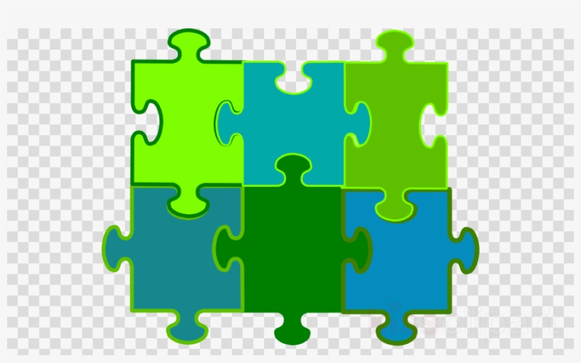 6 Puzzle Pieces Png Clipart Jigsaw Puzzles Clip Art, transparent png #4940342