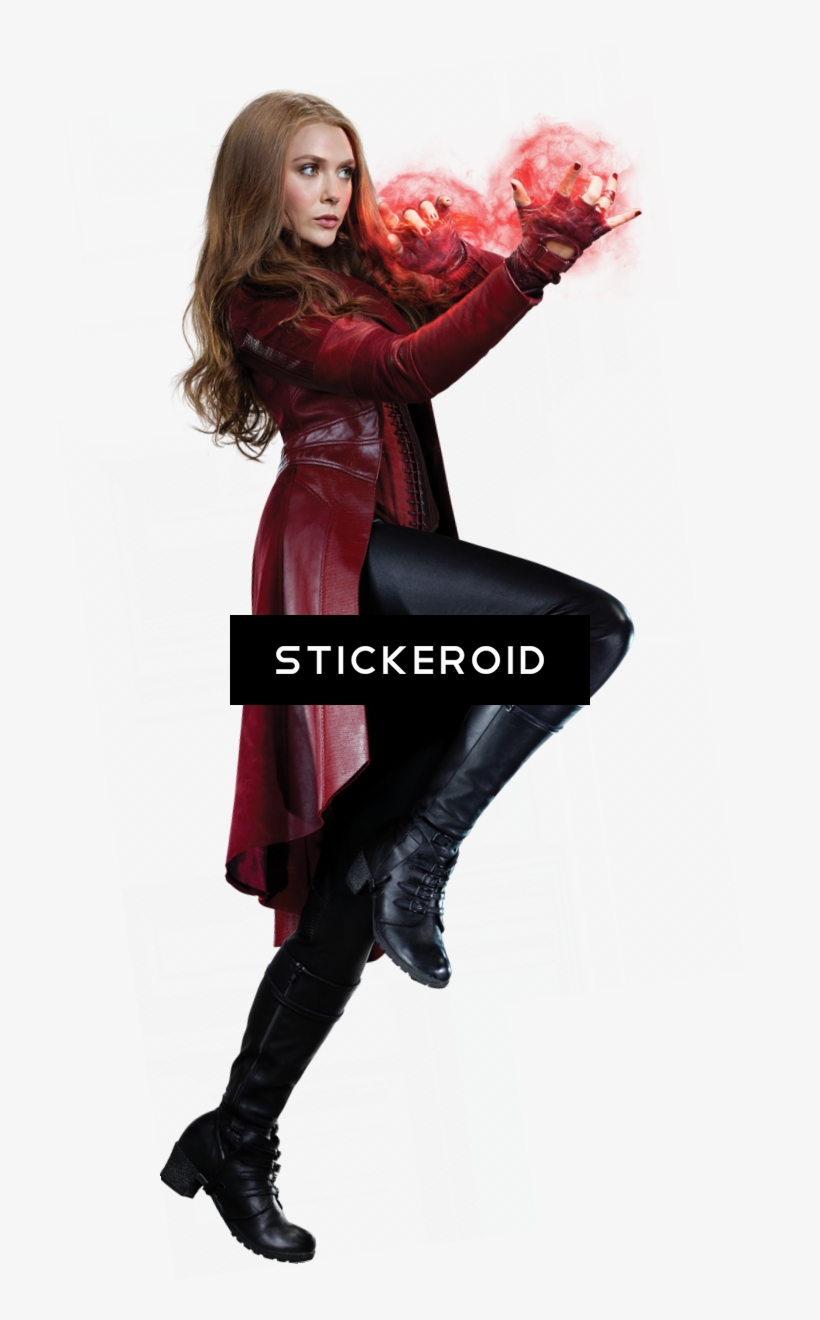 Scarlet Witch - Captain America 3 Civil War Wanda Scarlet Witch Cosplay, transparent png #4940723
