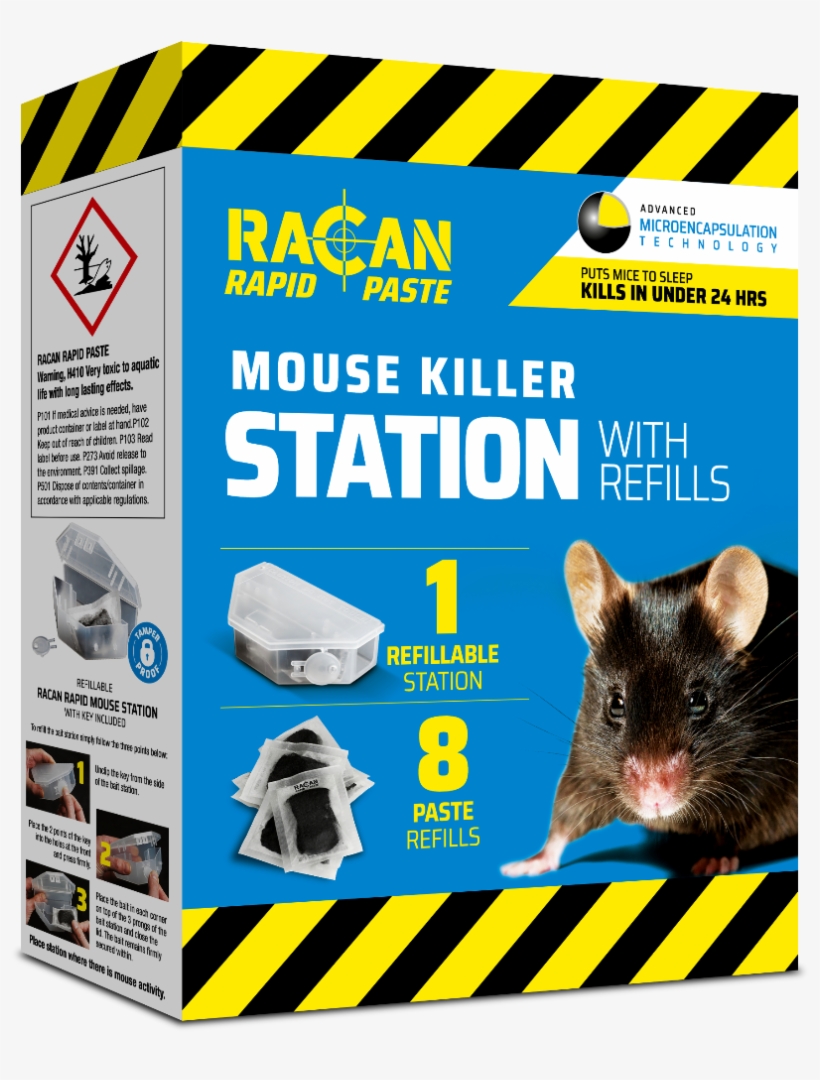 1 Mouse Bait Station 8 Paste Sachets New Strong Strength - Mouse Poison, transparent png #4941574