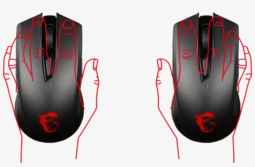 Pad - Msi Clutch Gm40 Gaming Mouse, transparent png #4941631