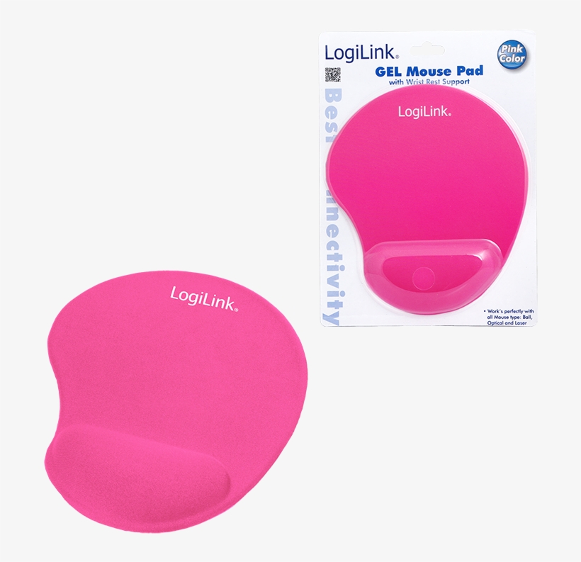 Image (png) - Mouse Pad With Silicone Gel Wrist Rest, Pink Accessories, transparent png #4941776