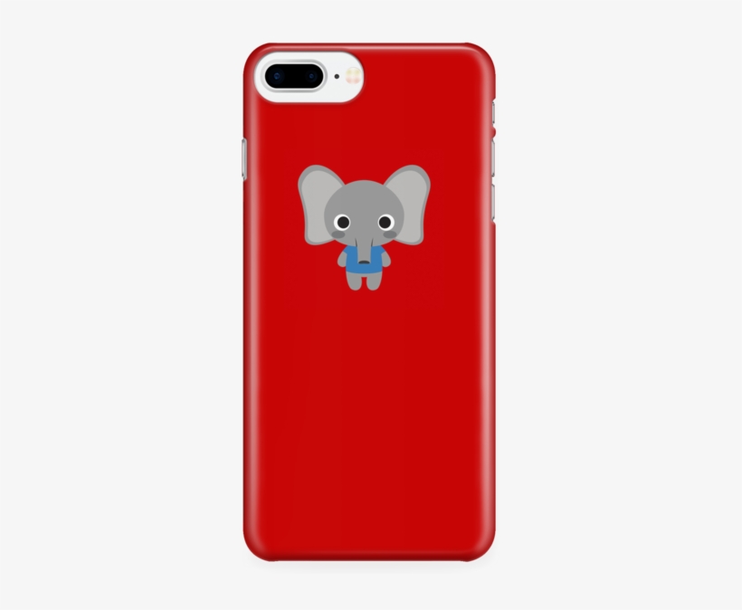 Red Cute Baby Elephant Phone Case - Allen Iverson Cases For Iphone 7, transparent png #4943215