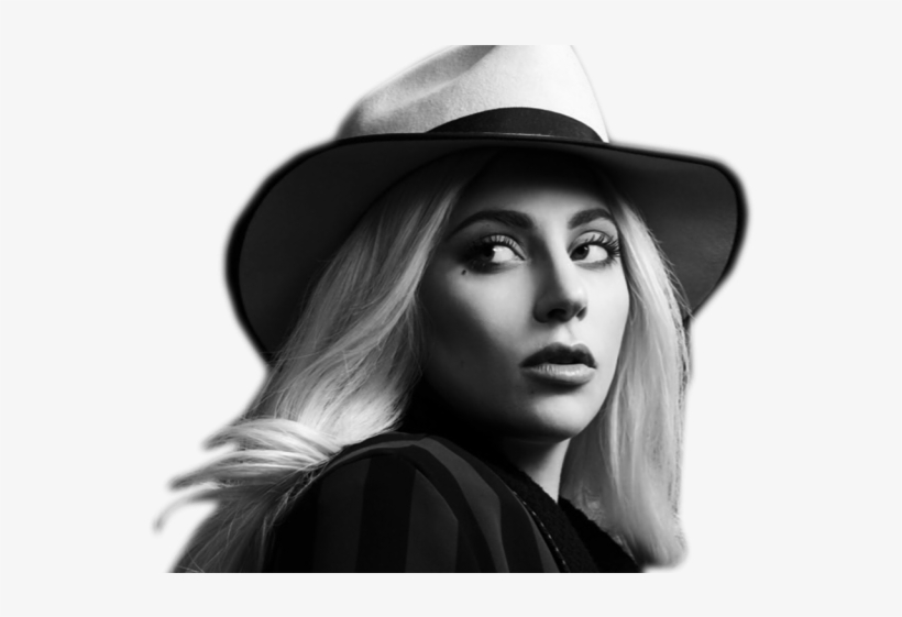 Lady Gaga Png Transparent Images - Lady Gaga Black And White, transparent png #4943447