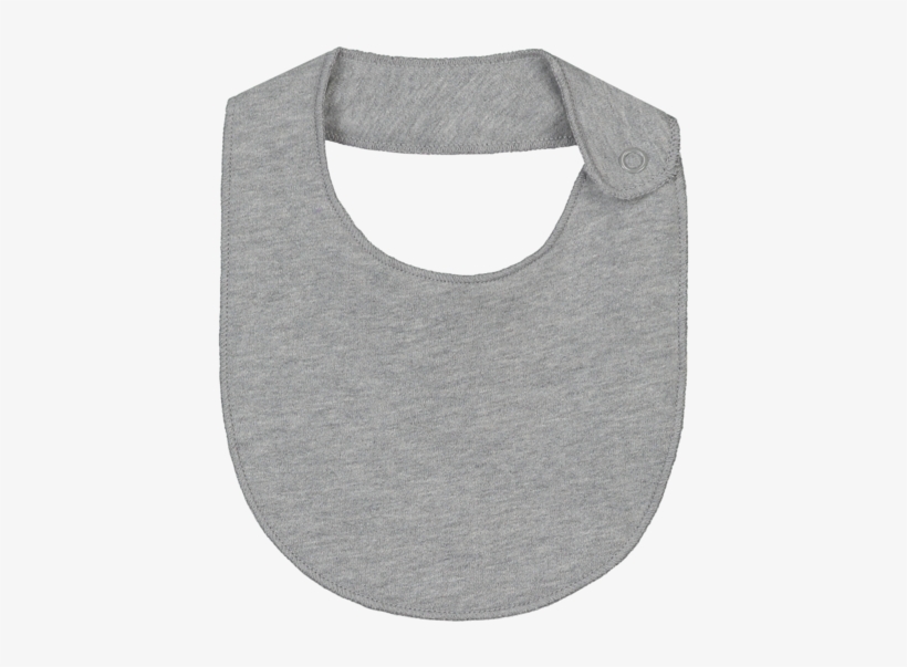 Gray Label -when We Wear Young - Gray Label Baby Bib - Grey Melange, transparent png #4943921