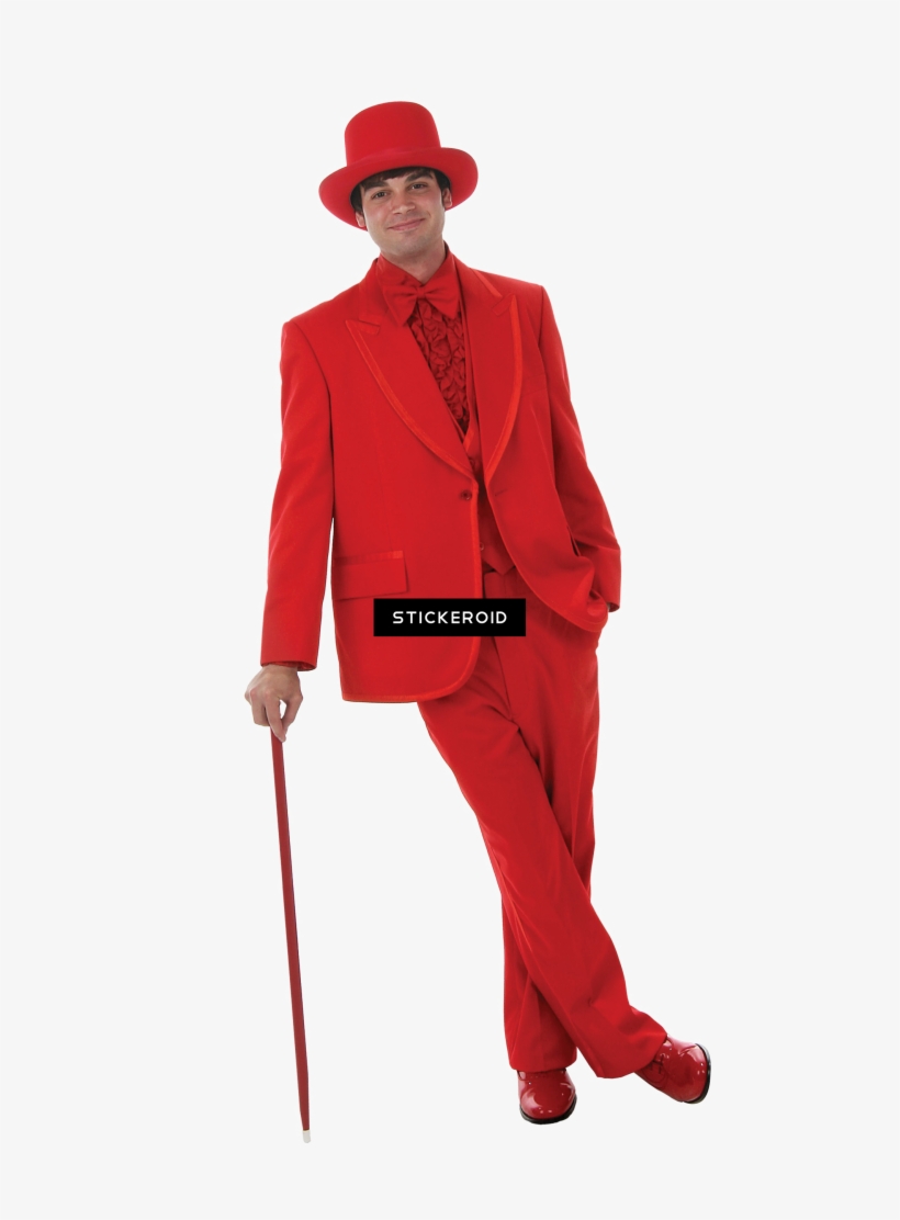 Tuxedo Clothing - Men's Red Tuxedo C419944, transparent png #4944081