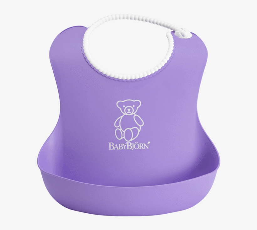 Babybjörn Soft Bib - Baby Bjorn Soft Bib In Purple, transparent png #4944421