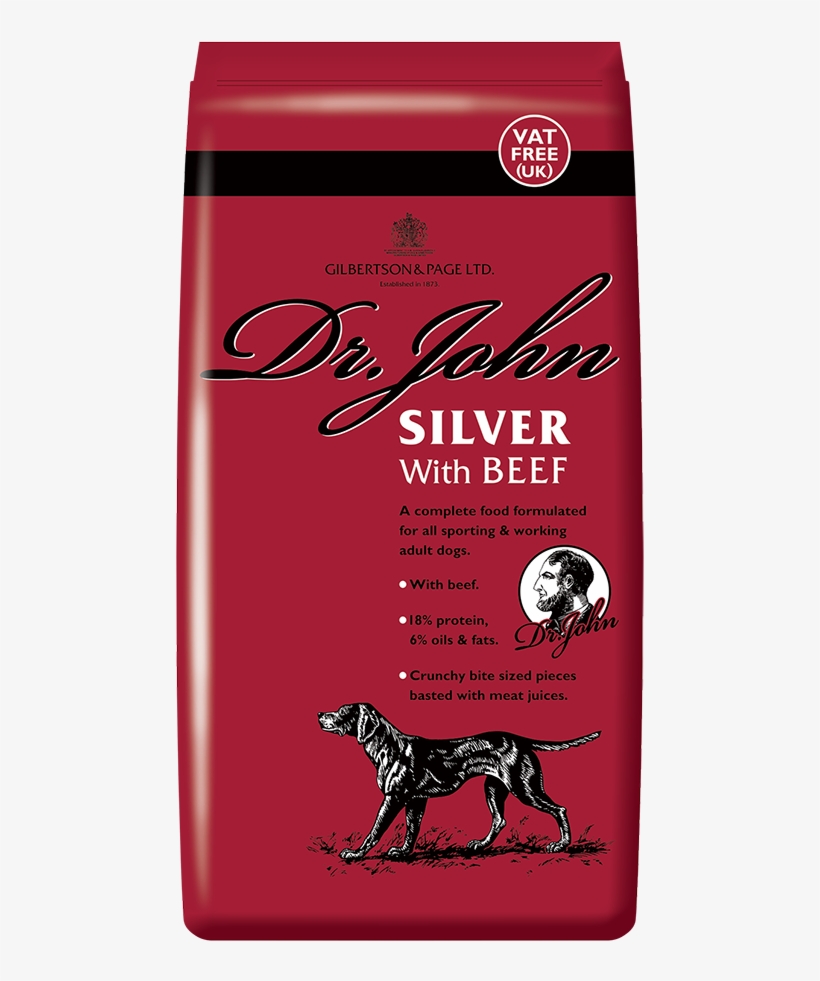 Dr John Silver Beef Dog Food - Gilbertson & Page Dr John Silver Beef 4kg, transparent png #4945560