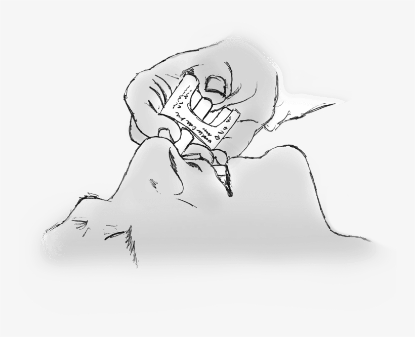 Place The Tip Of The Nozzle In Nostril - Naloxone Nasal Spray Usage, transparent png #4946074