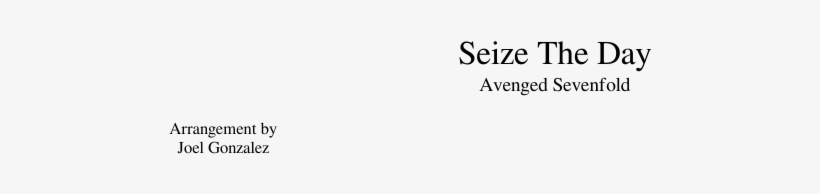 Seize The Day Sheet Music For Piano, Violin, Guitar, - Mong Kok, transparent png #4946148