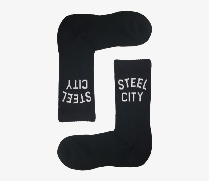 Steel City Logo Socks - Pittsburgh, transparent png #4947825