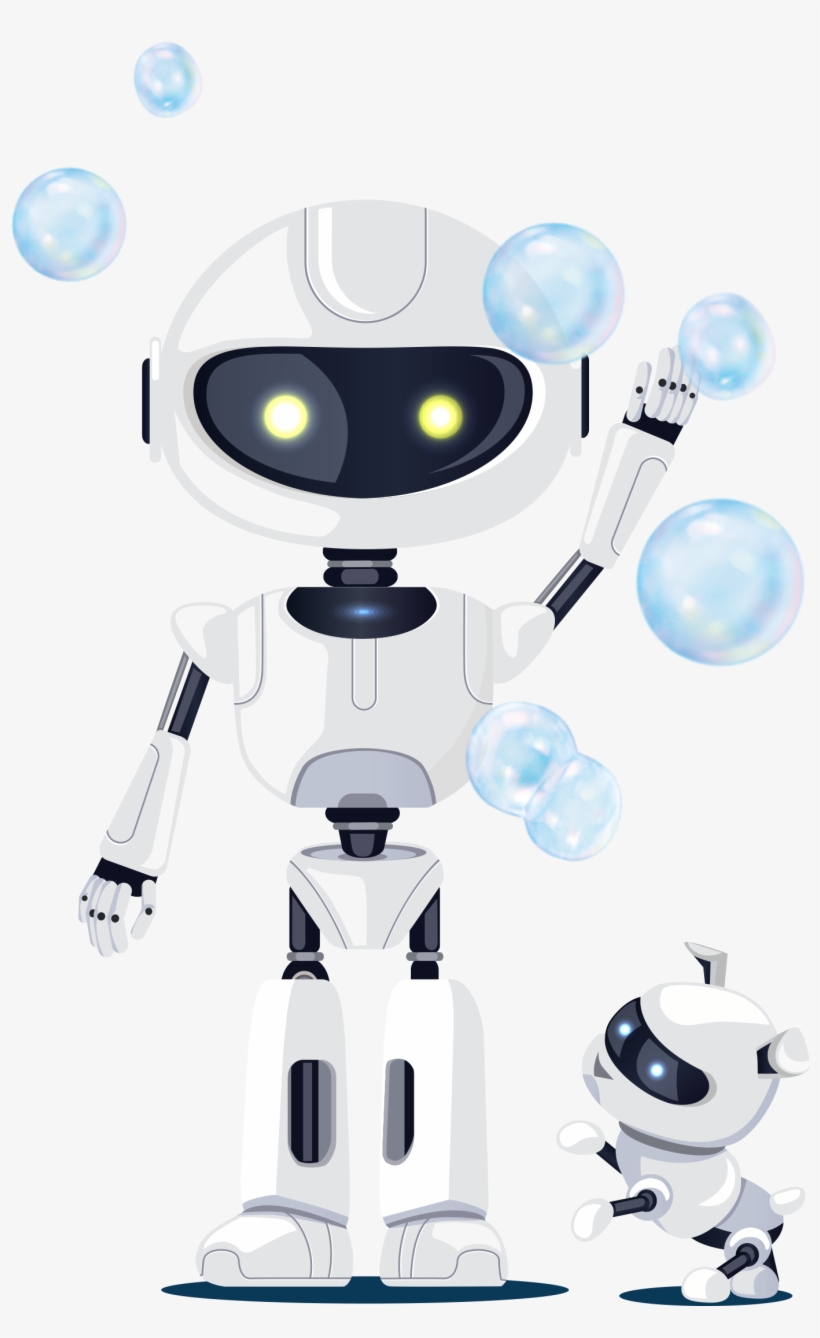 Air Is Blown Through A Soap Film - Robot, transparent png #4949168