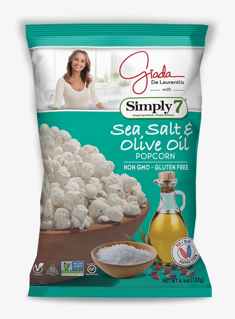 All Of Our Simply7 With Giada Popcorn Flavors Are Designed - Simply 7 Popcorn, transparent png #4950402