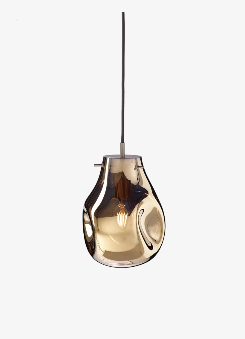 Soap Pendant Small Gold / Stainless Steel - Light Fixture, transparent png #4950592