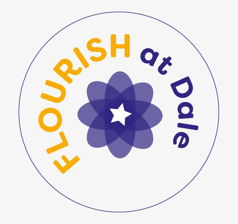 Flourish At Dale Navy Logo - School, transparent png #4950997