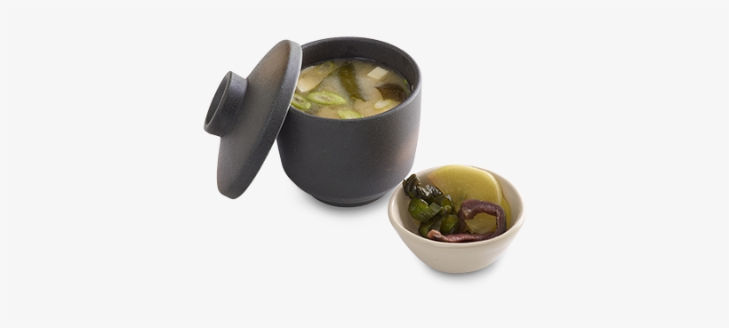Miso Soup And Japanese Style Pickles - Miso Soup And Japanese Pickles, transparent png #4951473
