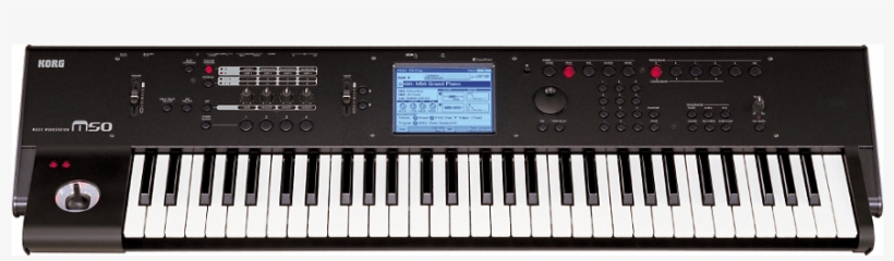 Korg M50 73 Synthesizer Workstation, transparent png #4952654