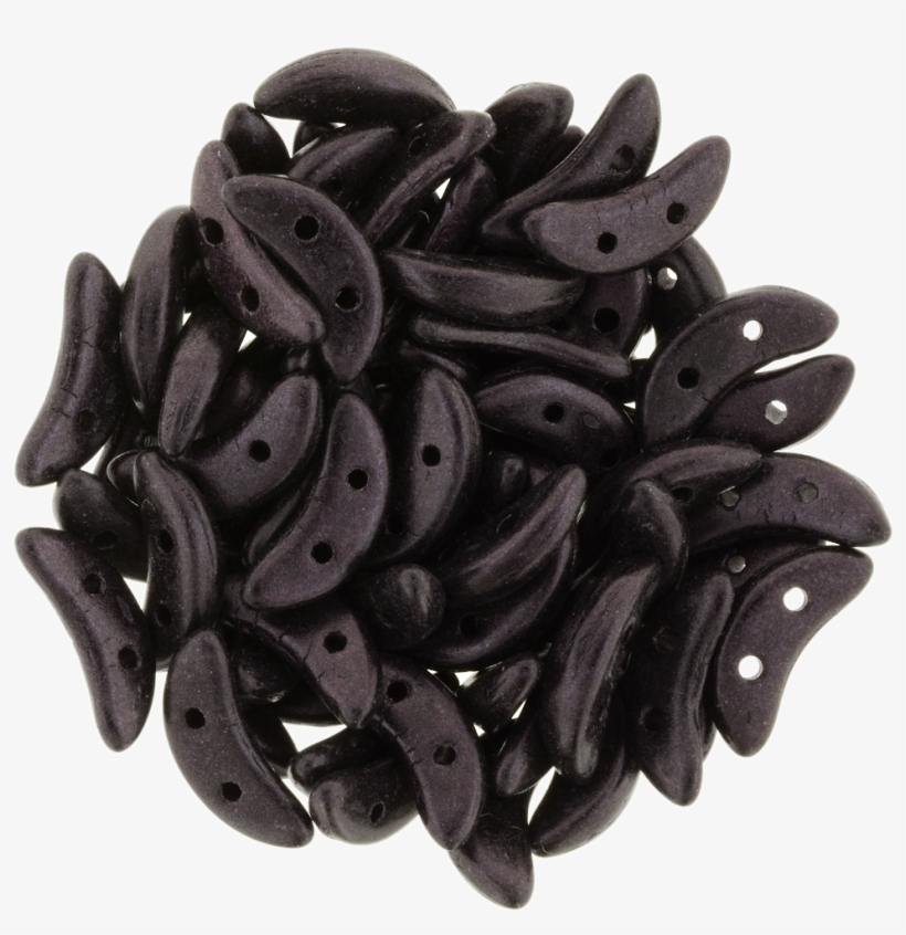 Czechmates 3x10mm Two Hole Crescent Metallic Suede - Czechmates Crescent (391-310-79083) Metallic Suede, transparent png #4953290