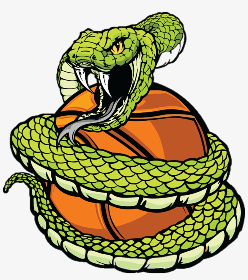2018 Bluffs Hoops Shootout Youth Basketball Tournament - Snake Wrapped Around Ball, transparent png #4953929