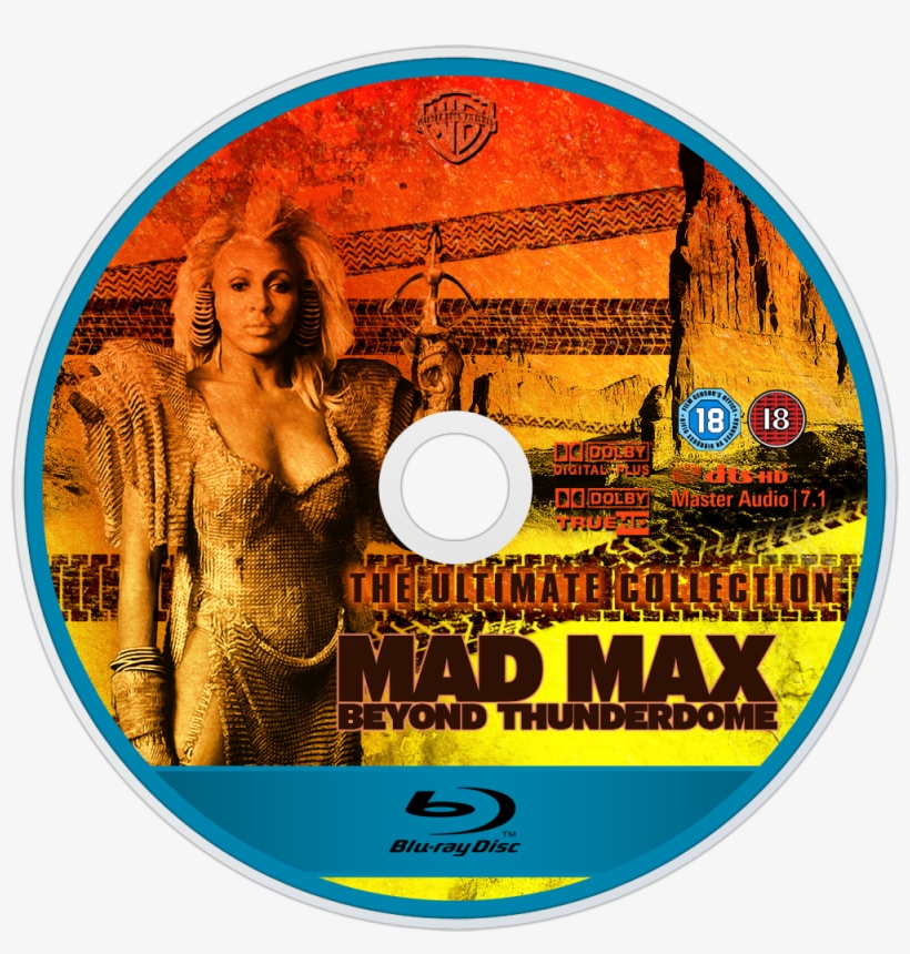 Mad Max Beyond Thunderdome Bluray Disc Image - Mad Max, transparent png #4954258