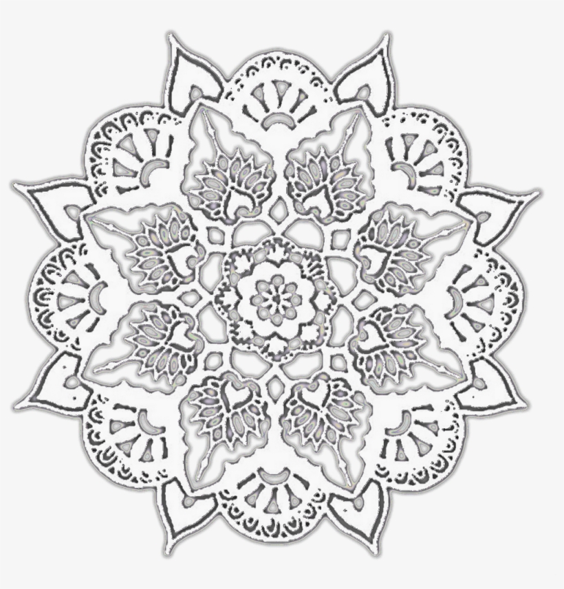 Mandala Icon Pfp Edit Overlay Overlays Iconresources - Colouring Pages For Adults Flowers, transparent png #4954568