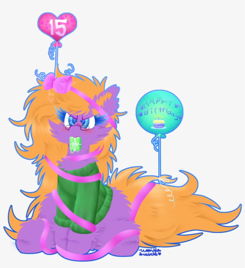 Vanillaswirl6, Balloon, Birthday, Bow, Clothes, Colored - Cartoon, transparent png #4954815