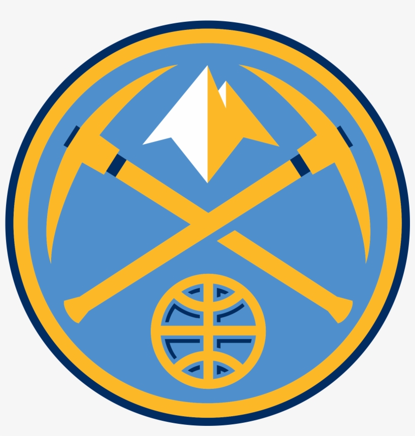 City San Thunder Oklahoma Denver Antonio Nuggets Clipart - Denver Nuggets 2016 Logo, transparent png #4956857