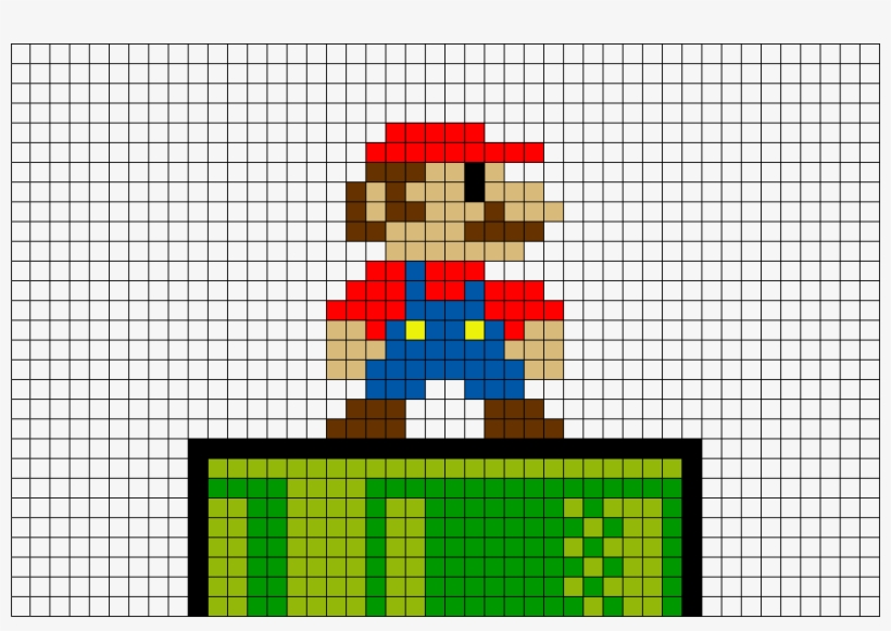 Ice Mario Pixel Art