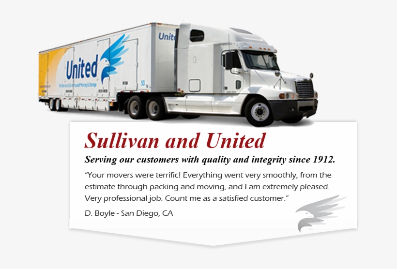 Http - //www - Sullivanunited - Com/ Award Winning - United Van Lines Truck, transparent png #4957875