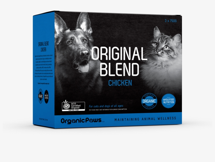 Organic Paws Original Blend - Frozen Raw Cat Food Singapore, transparent png #4958297