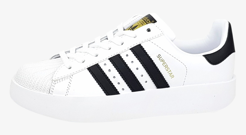 Adidas Superstar Bold Platform Footwear White Core - Shoe, transparent png #4959832