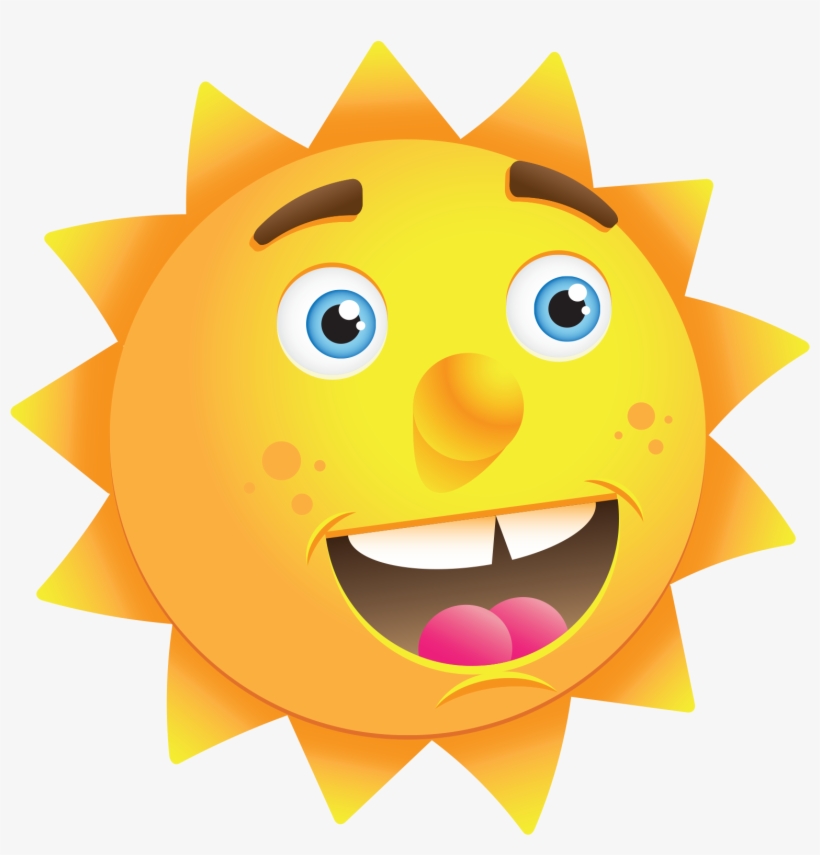 Happy Sun Character - Happy Sun Png, transparent png #4960398