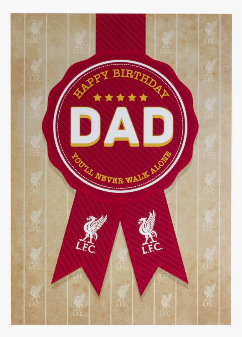 Liverpool Fc Dad Birthday Card Official Store - Official Liverpool Football Club Liver Bird Gold Logo, transparent png #4960946