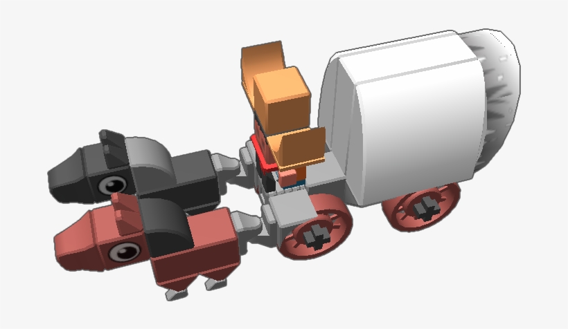 This Covered Wagon Would Work Great In Western Worlds - Lego, transparent png #4962502