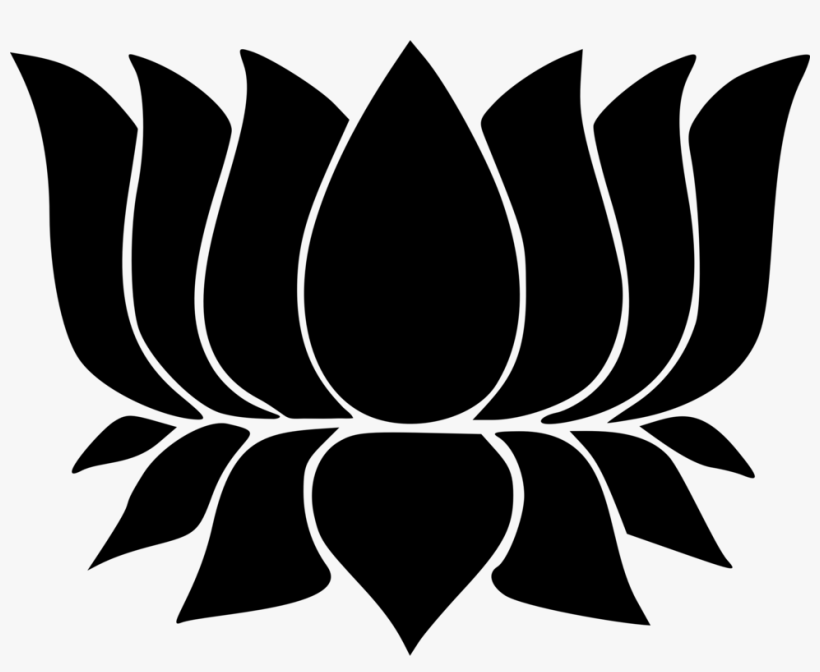 Lotus Flower Silhouette Icon - Saaf Niyat Sahi Vikas Logo, transparent png #4962820