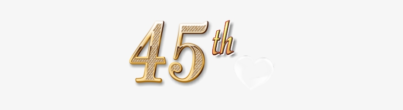 Clip Art Sapphire Gifts Ideas And Happy Wedding Anniversary - Number, transparent png #4963793