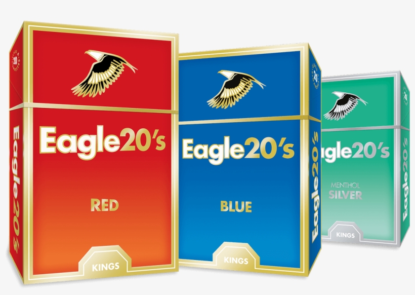 Silver Eagle Cigarettes Price,eagle 20's Menthol Gold - Eagle 20's Cigarettes, 100s, Menthol Silver - 20 Cigarettes, transparent png #4964293