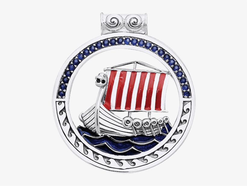 Viking Ship Pendant - Ship, transparent png #4965526