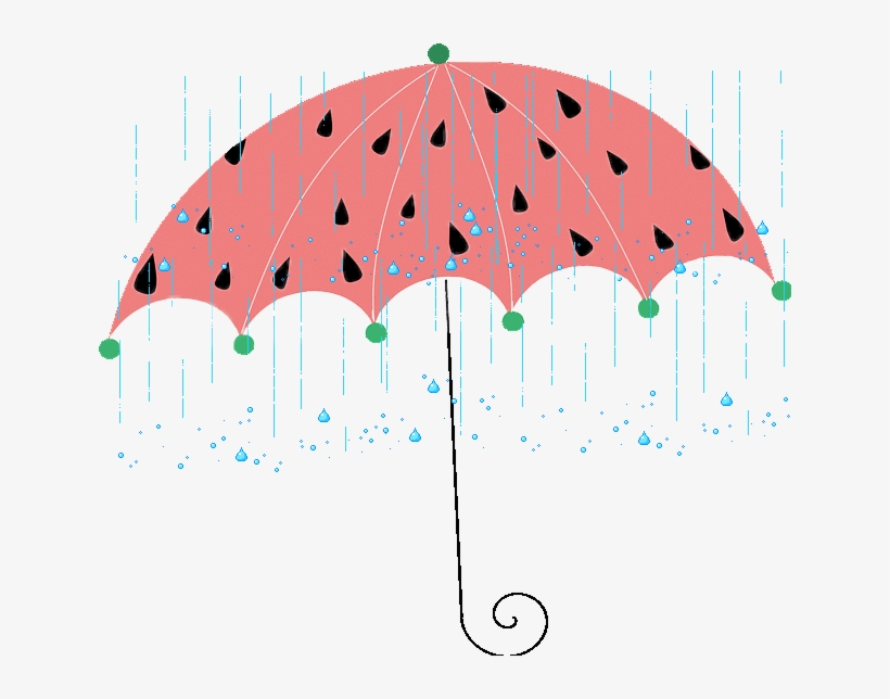 Umbrella Rain Showers Spring Splash Water - Umbrella Clipart Png, transparent png #4966863