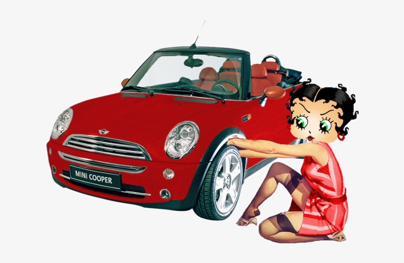Betty Boop 2004 Mini Cooper Photo Bettyboop2004 Mini - Betty Boop Mini Cooper, transparent png #4967329