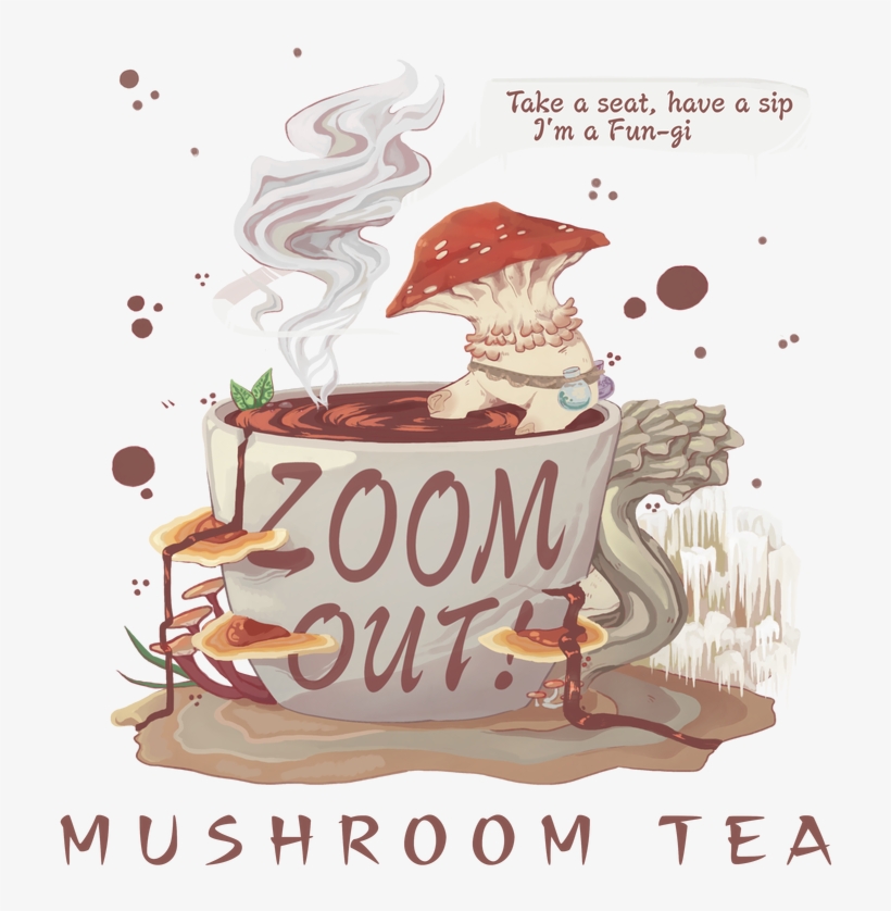 Bashira Muhammad / Zoom Out Mycology - Poster, transparent png #4968337