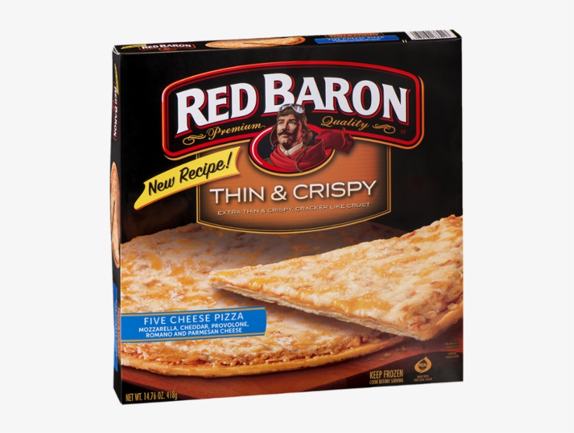 Red Baron Rising Crust Pizza, Pepperoni - 19.33 Oz, transparent png #4968393