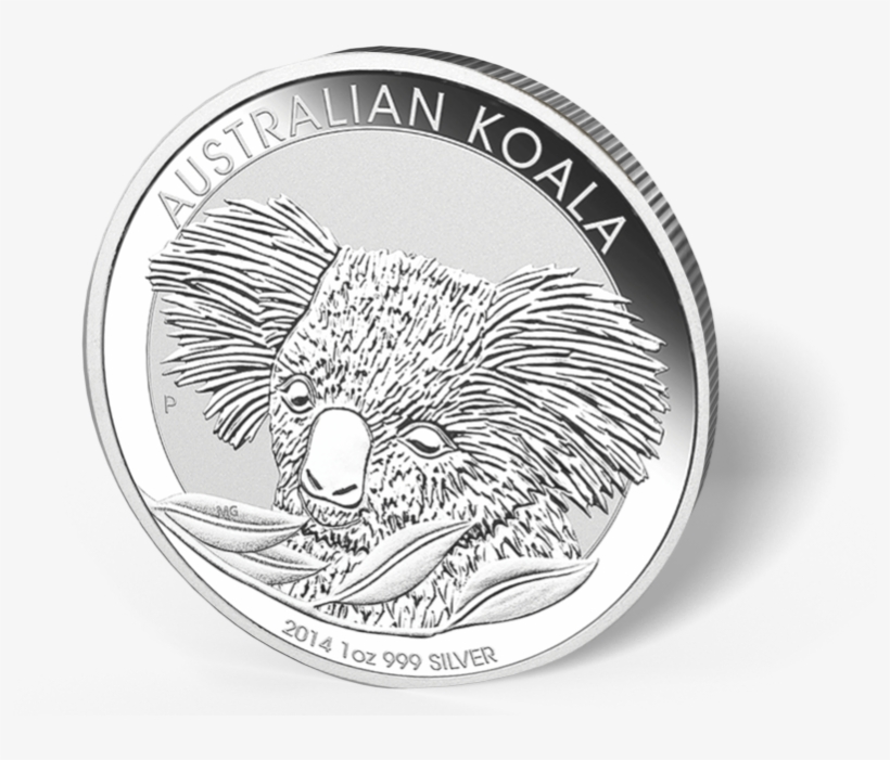 Picture Of 1 Oz Australian Silver Koala - Koala 2014 10 Oz, transparent png #4969549