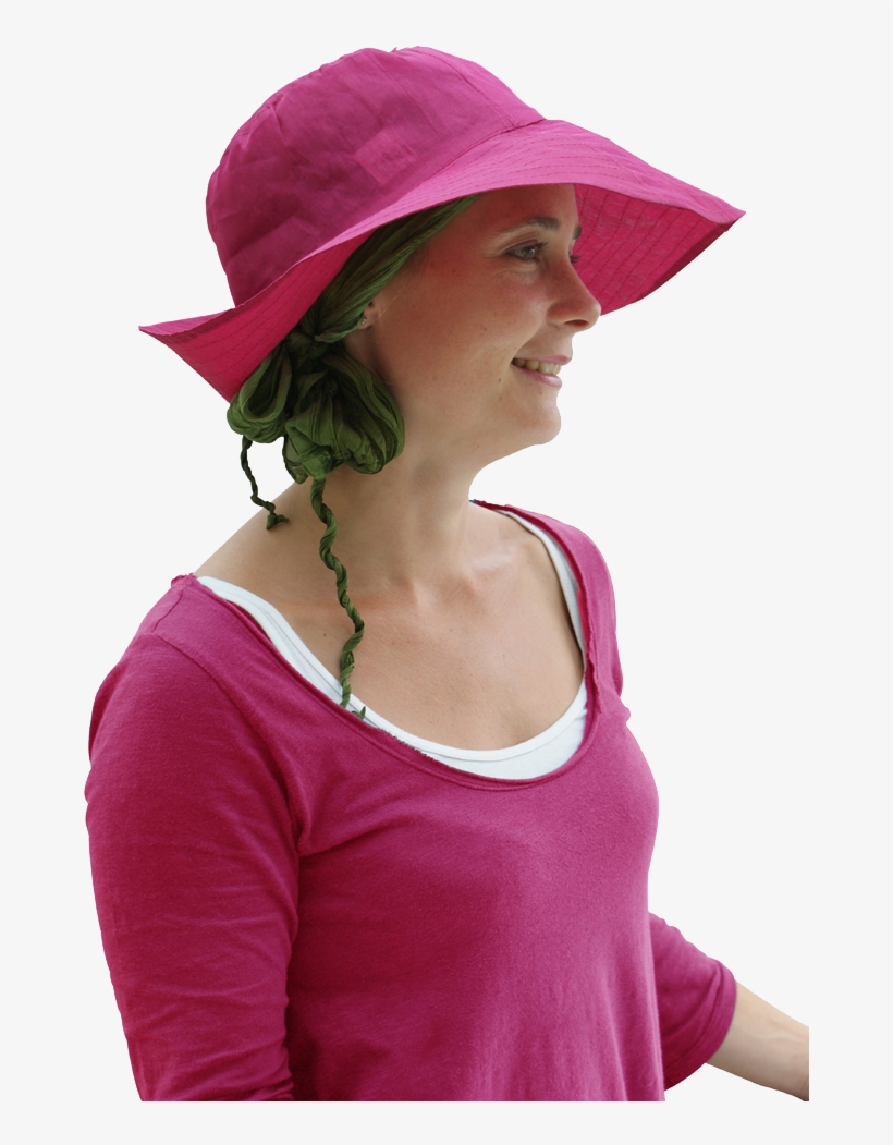 Hot Pink Cotton Chemo Hat - Chemotherapy, transparent png #4970347