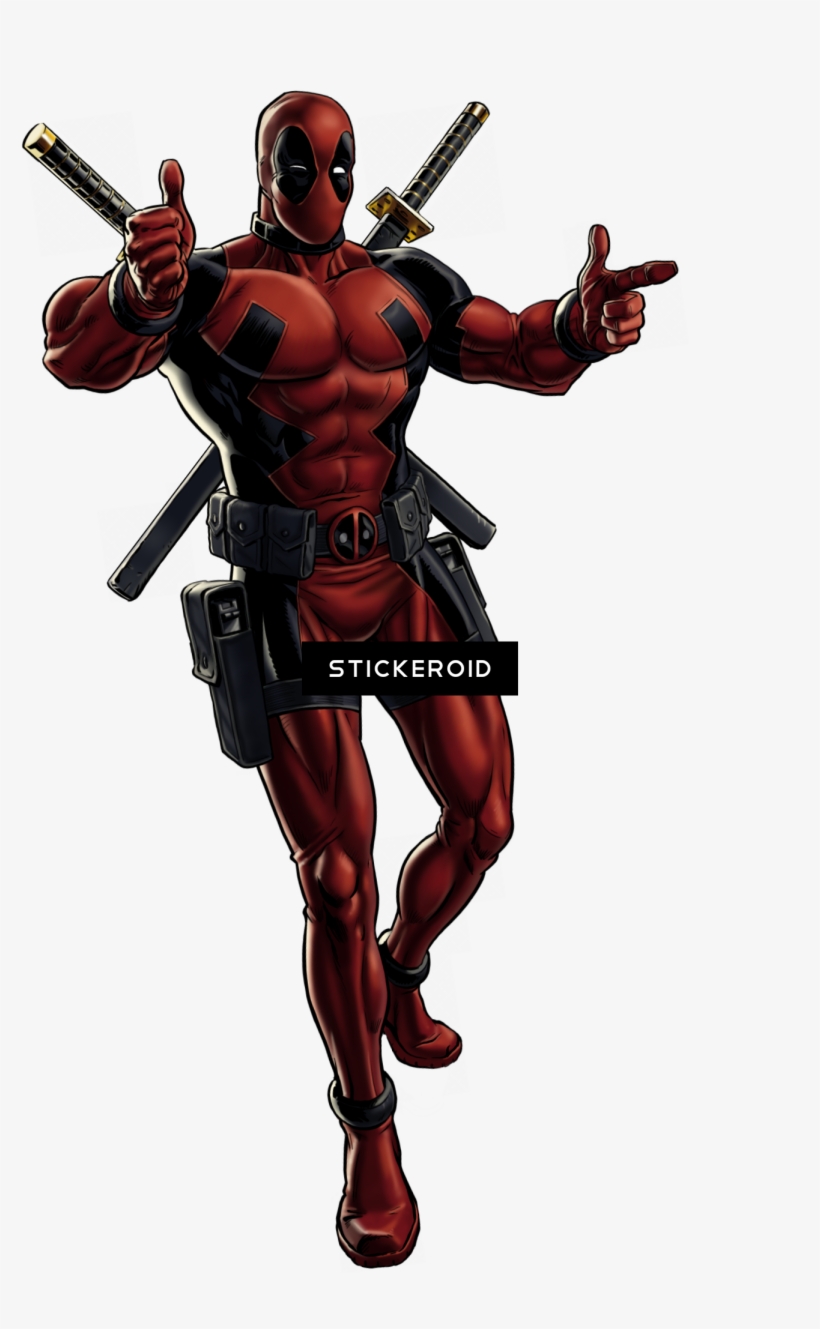 Deadpool - Iron Man Marvel Avengers Alliance, transparent png #4971841
