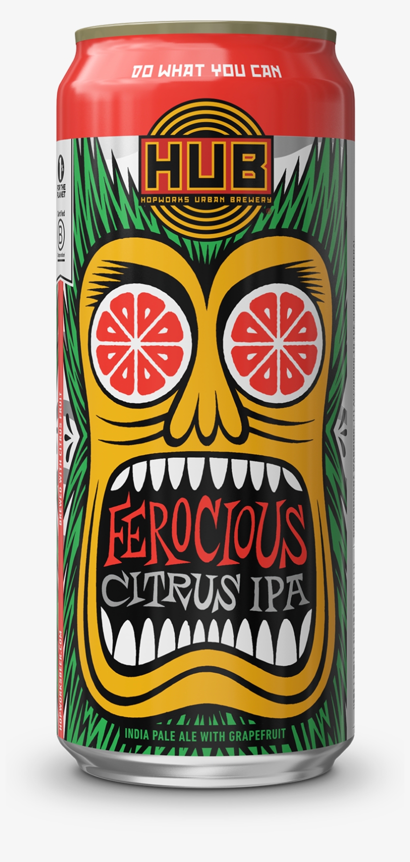 Hopworks Ferocious Citrus Ipa - Ferocious Citrus Ipa, transparent png #4972458